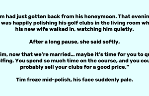 It’s time for you to quit golfing!