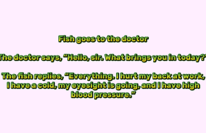 Fish goes to the doctor