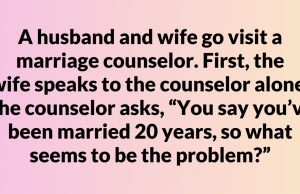 The Counselor Couldn’t Stop Laughing… Until He Heard the Full Story