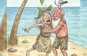 Elderly Couple Gets Stranded On An Unchartered Island