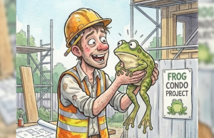 An Engineer Was Crossing A Road