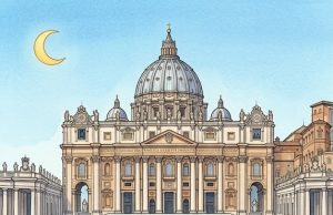 Four Catholic men and a Catholic woman