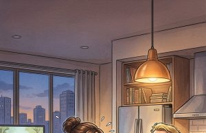 One evening, a husband and wife were talking.