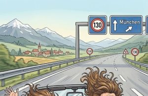 A young man was showing of his new sportscar