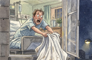 A very modest man was in the hospital undergoing a series of tests