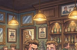 Two builders go into the pub after a hard day’s work.