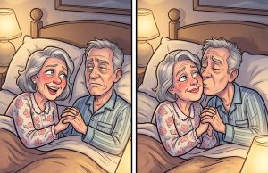 An older couple were lying in bed one night.