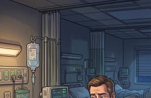 A hospital admitted a very unusual emergency case one night.