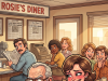 A guy goes into the same diner every single morning.