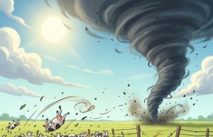 A Violent Tornado Leveled an Entire Herd of Cows—But the Bulls’ Hilarious Reason for Staying Upright Is Pure Gold