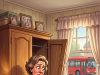 A Woman Has a Strange Problem With Her Wardrobe Door