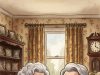 Two elderly ladies had been friends for many decades.